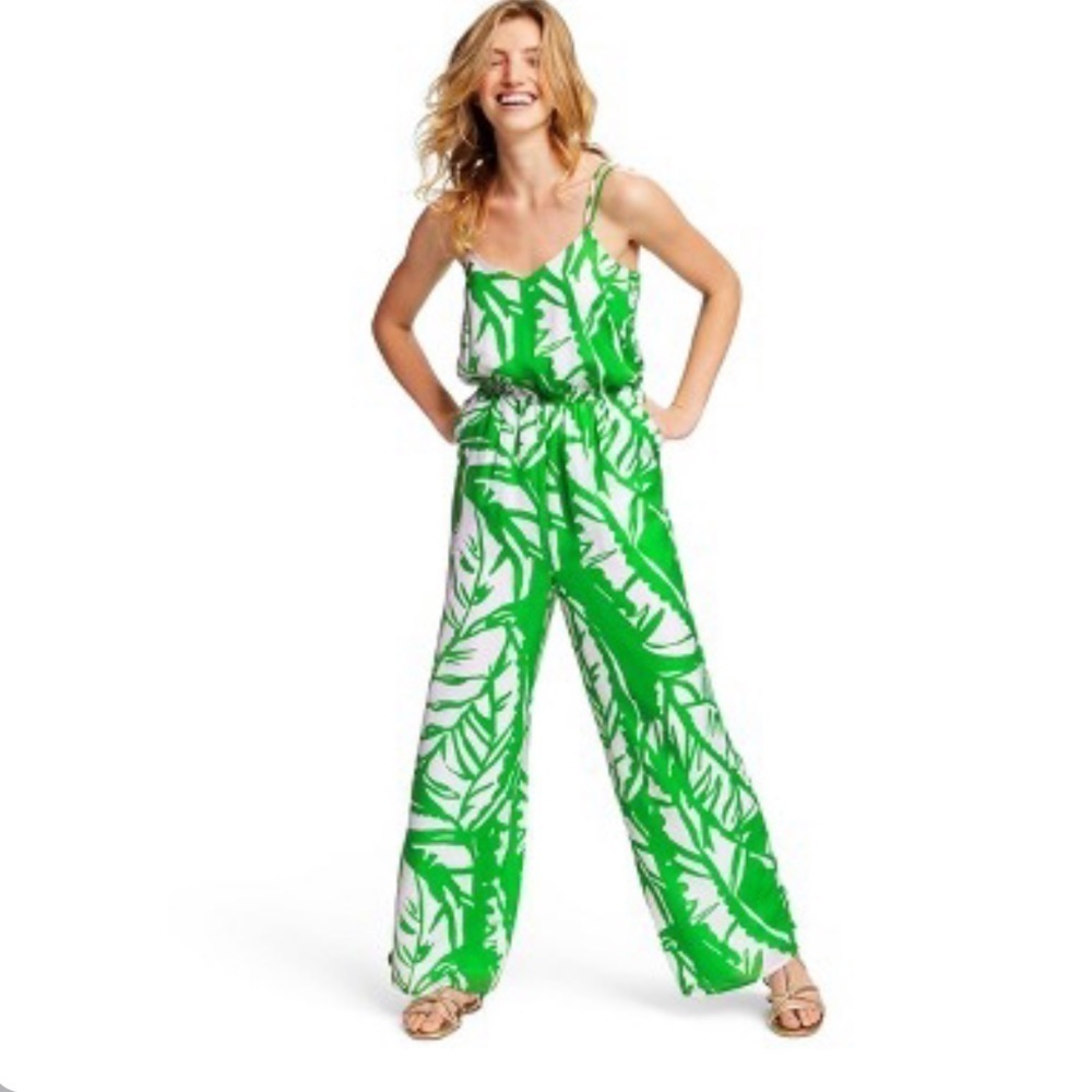 Lilly Pulitzer Target | Boom Boom green Jumpsuit